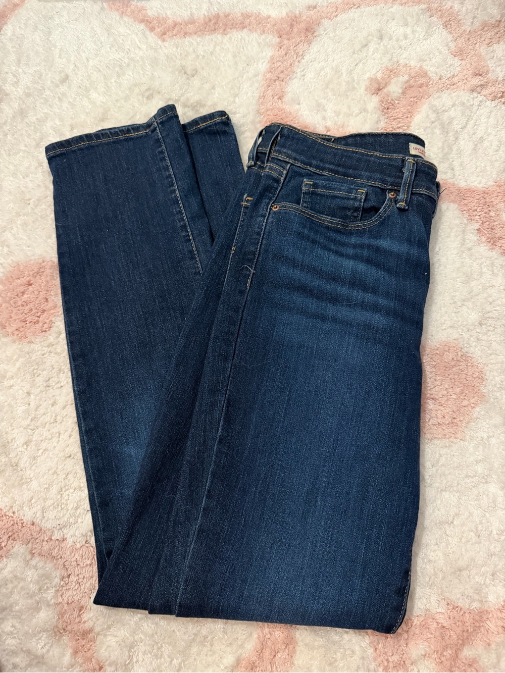 Levi's Women's Skinny Jeans in Deep Blue Wash